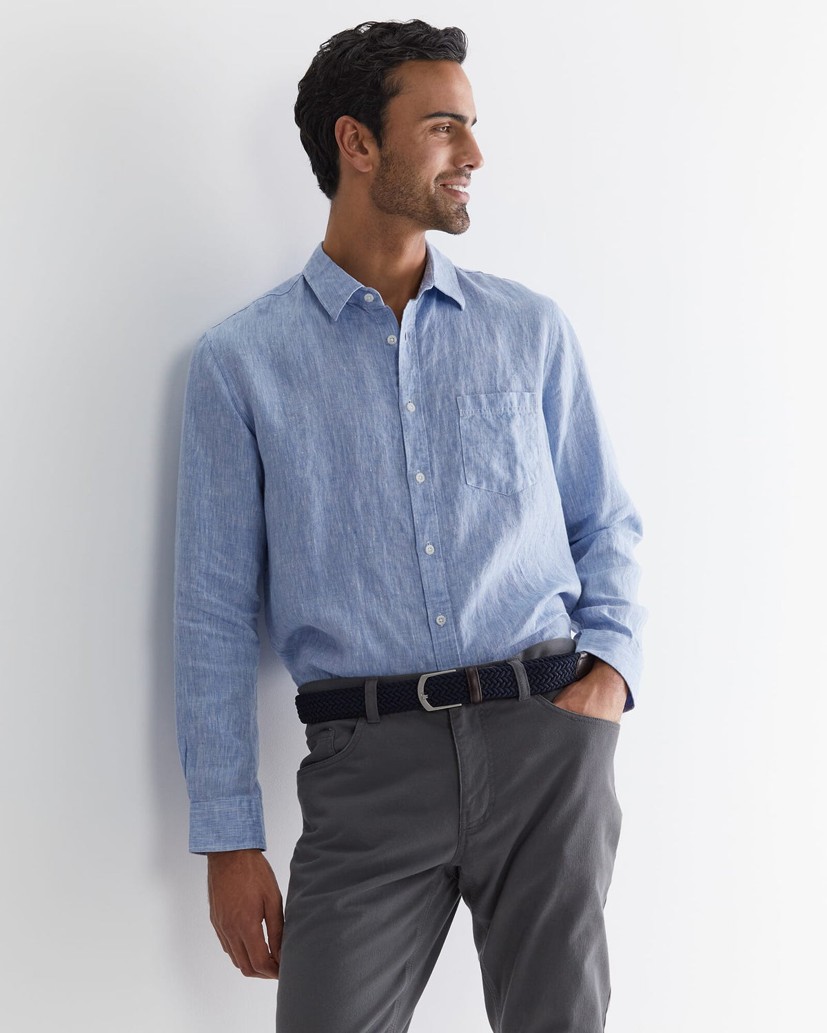 Long Sleeve Linen Shirt