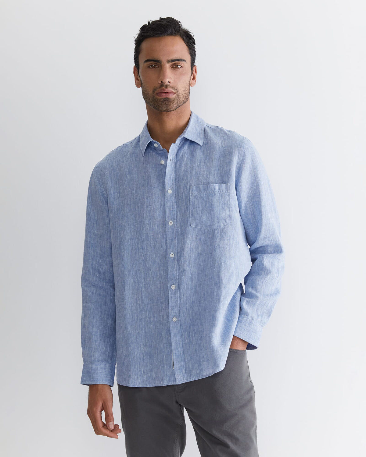 Long Sleeve Linen Shirt