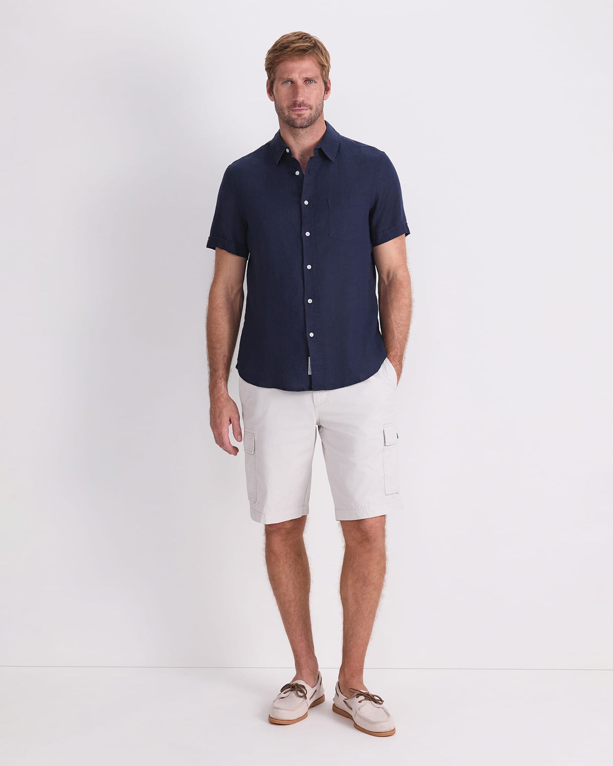 Short Sleeve Linen Shirt
