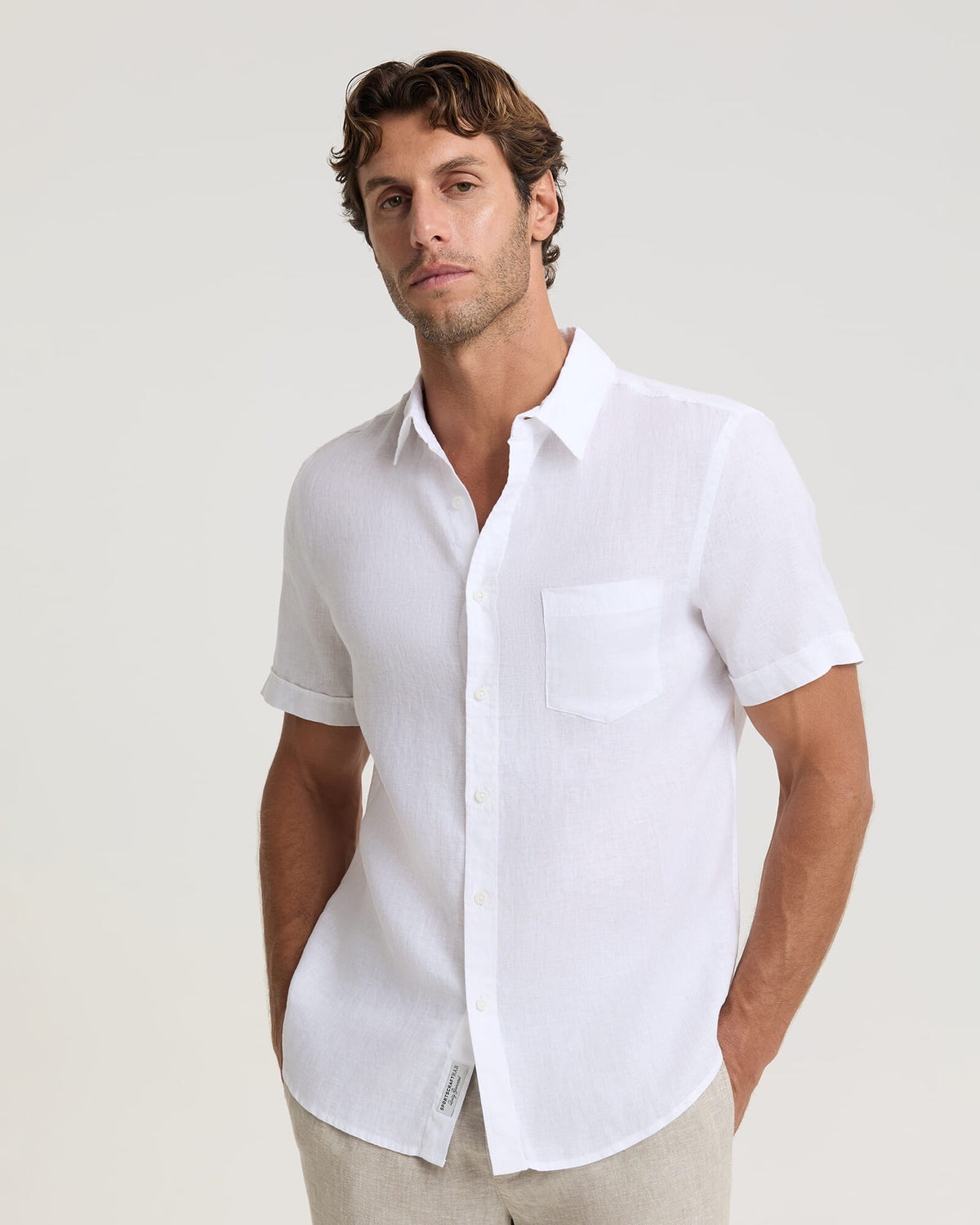Short Sleeve Linen Shirt