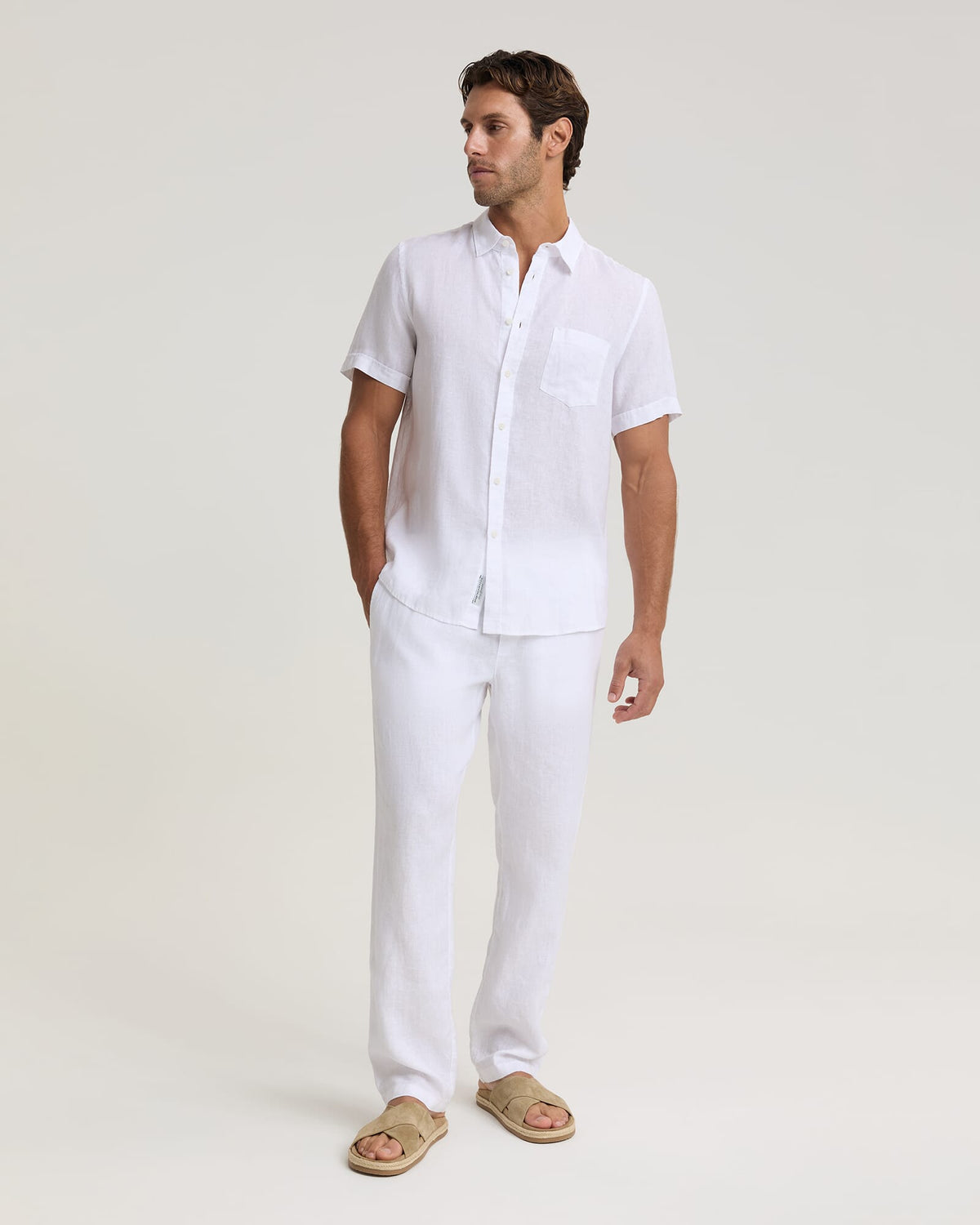 Short Sleeve Linen Shirt