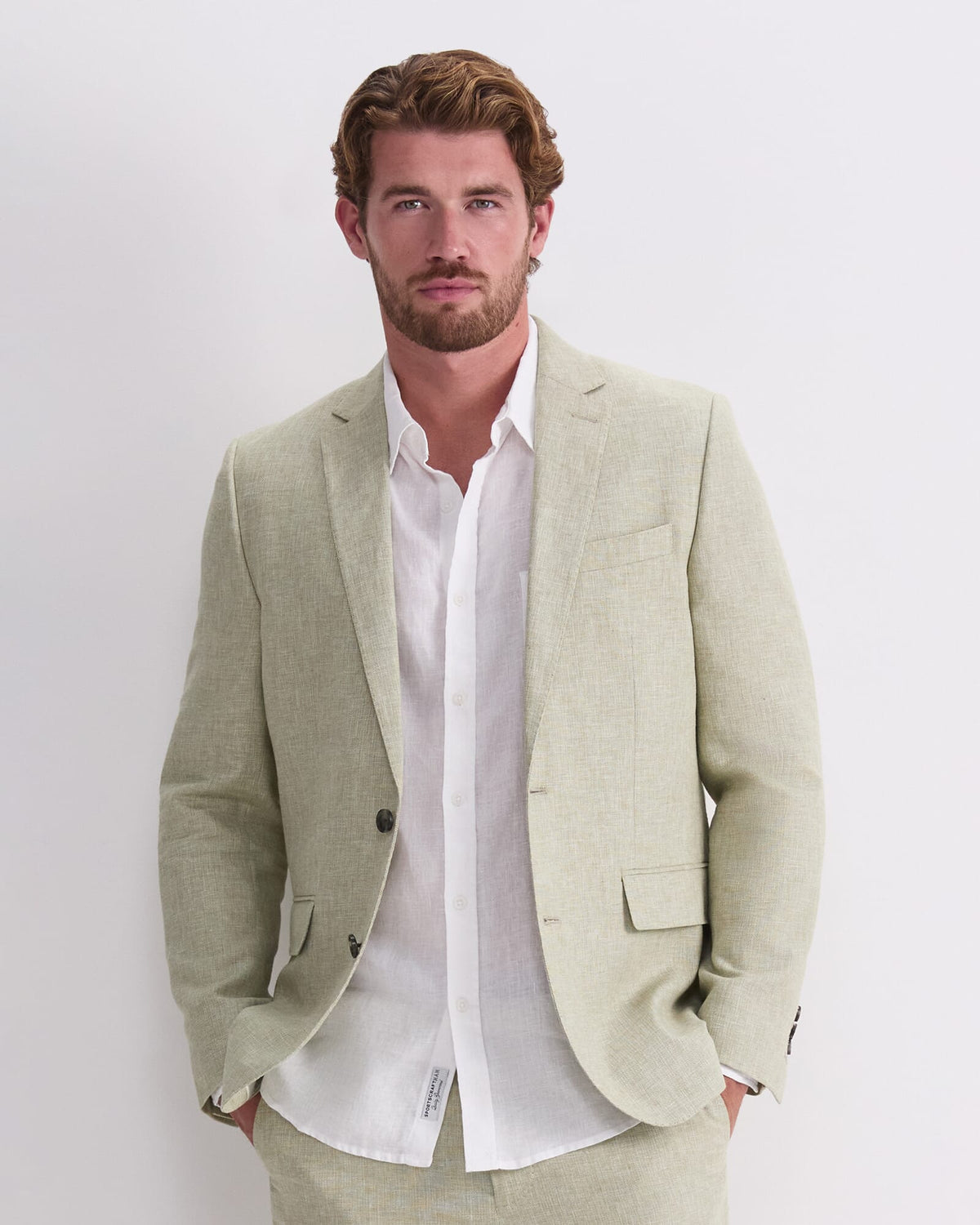 Ridley Linen Blend Suit Jacket