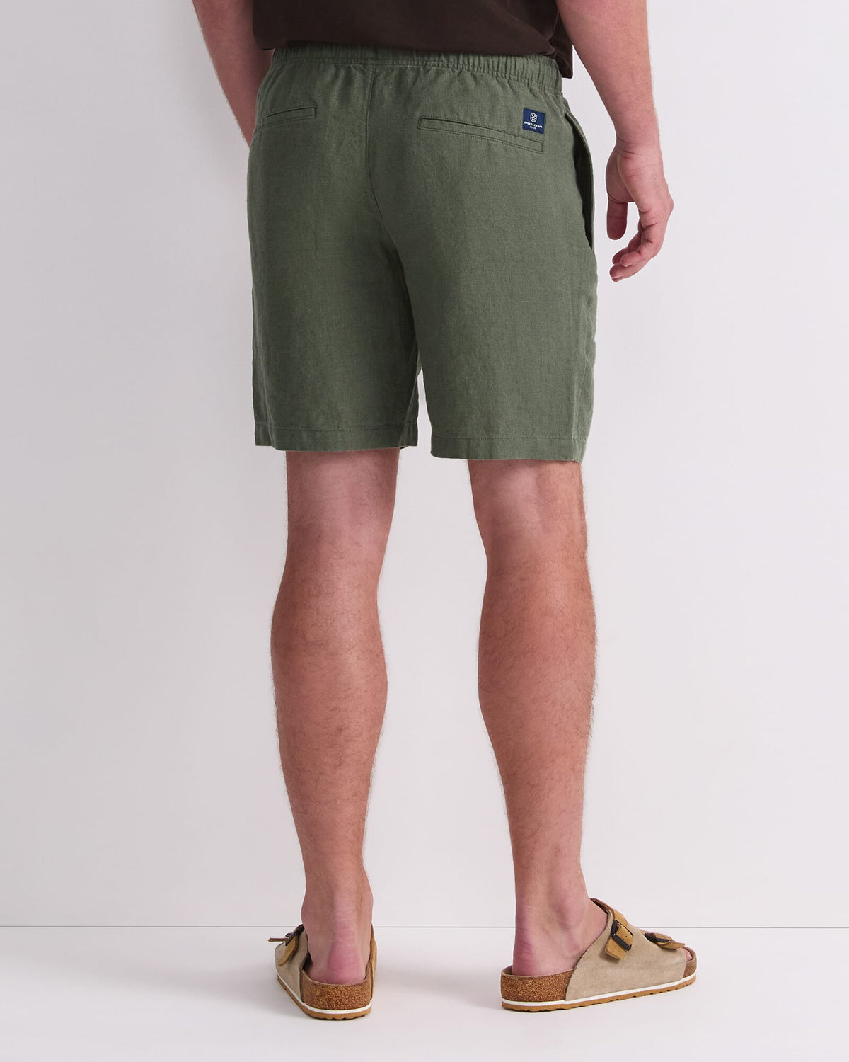 Caffery Yarn-Dyed Linen Short