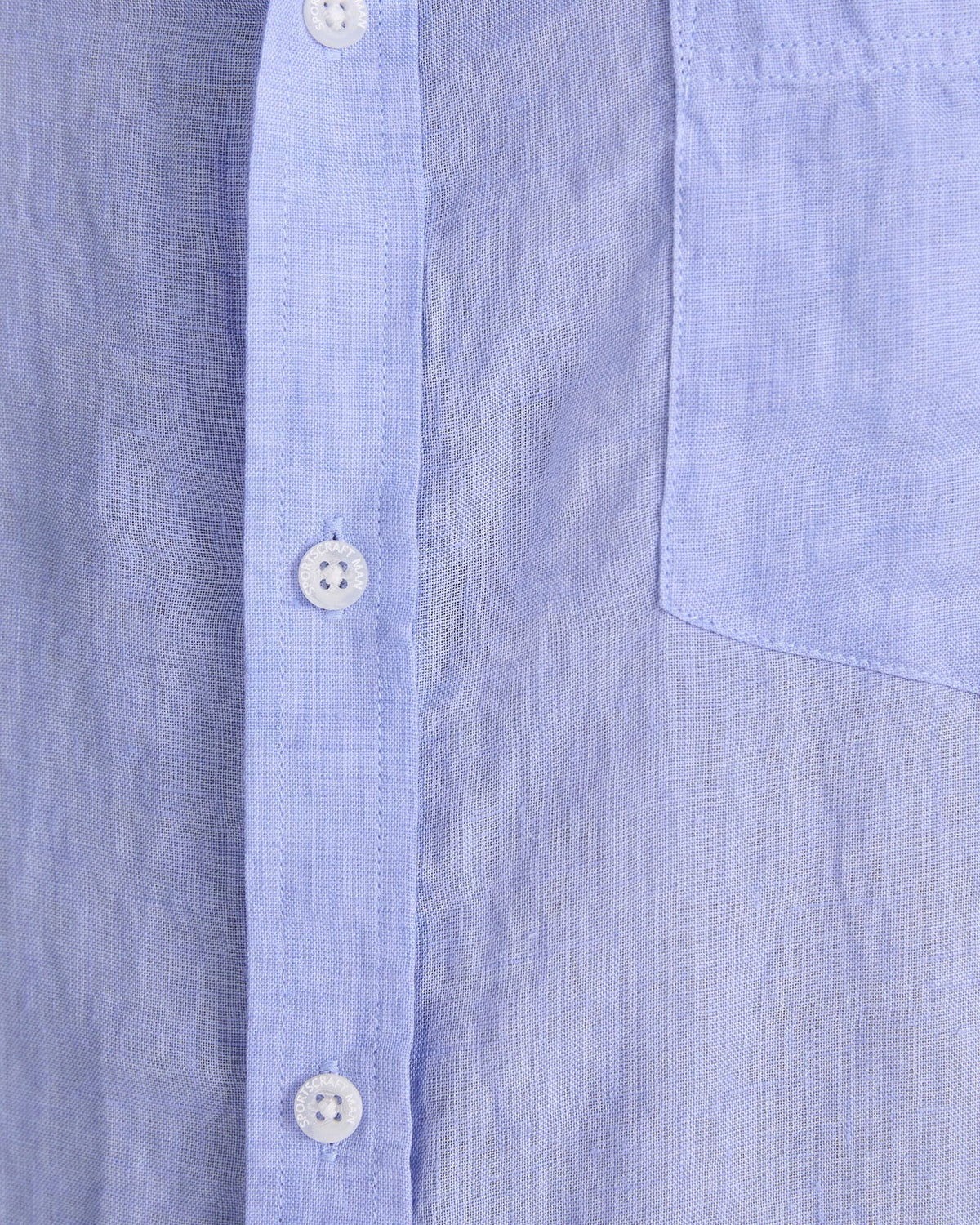 Short Sleeve Delave Linen Shirt