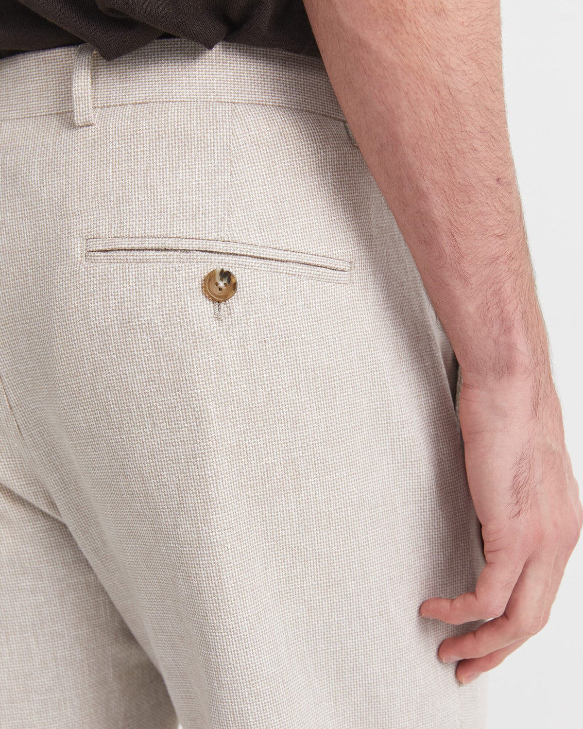 Jeffrey Linen Blend Suit Pant