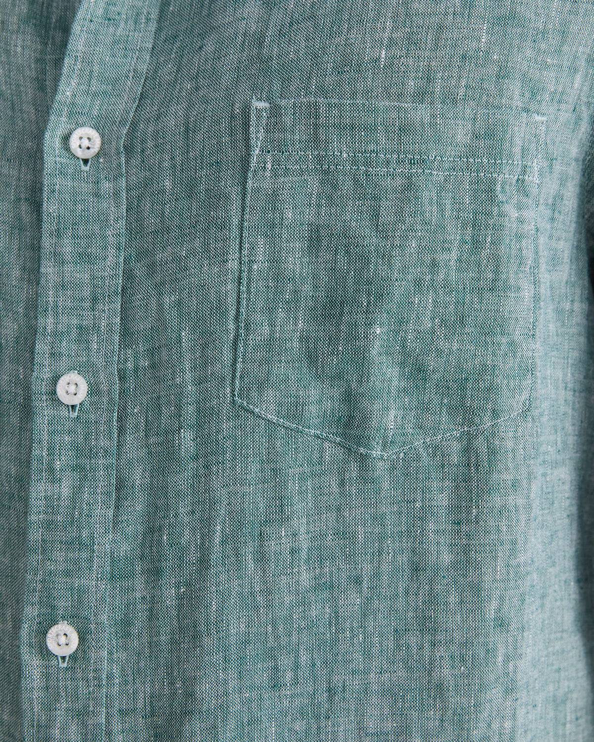 Long Sleeve Linen Yarn-Dyed Shirt