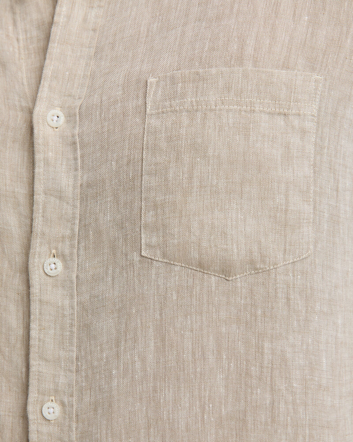 Long Sleeve Linen Yarn-Dyed Shirt