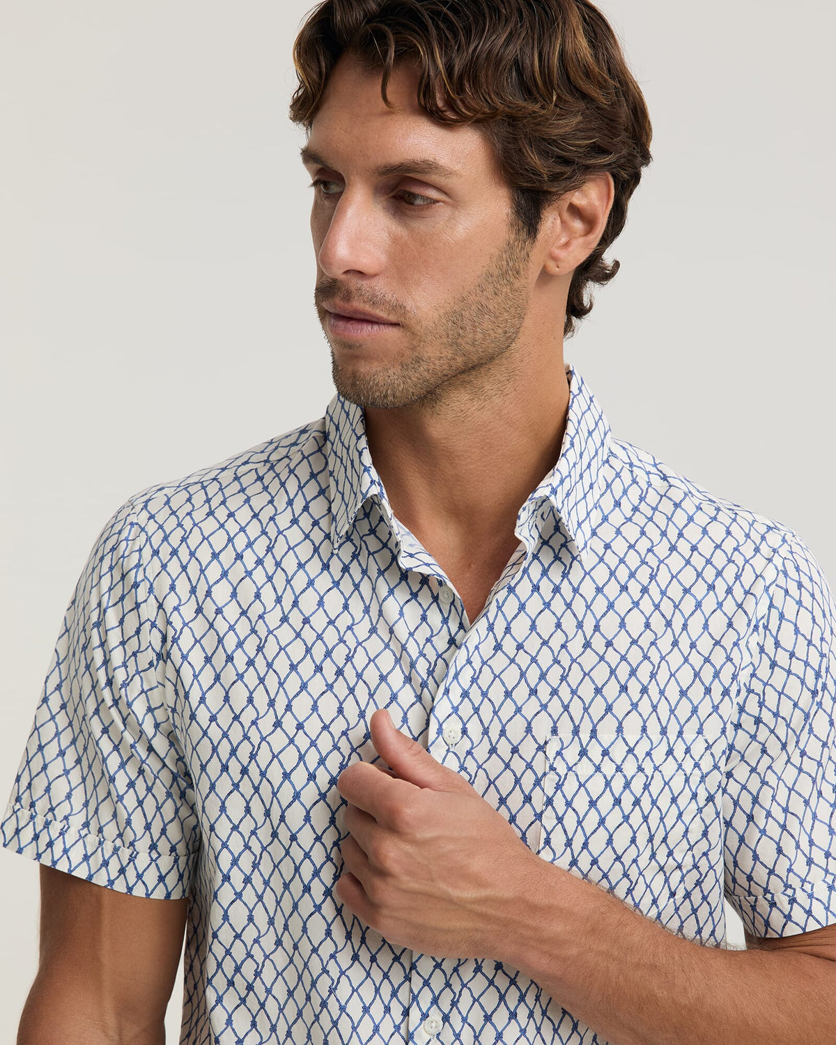 Guy Short Sleeve Liberty Print Shirt