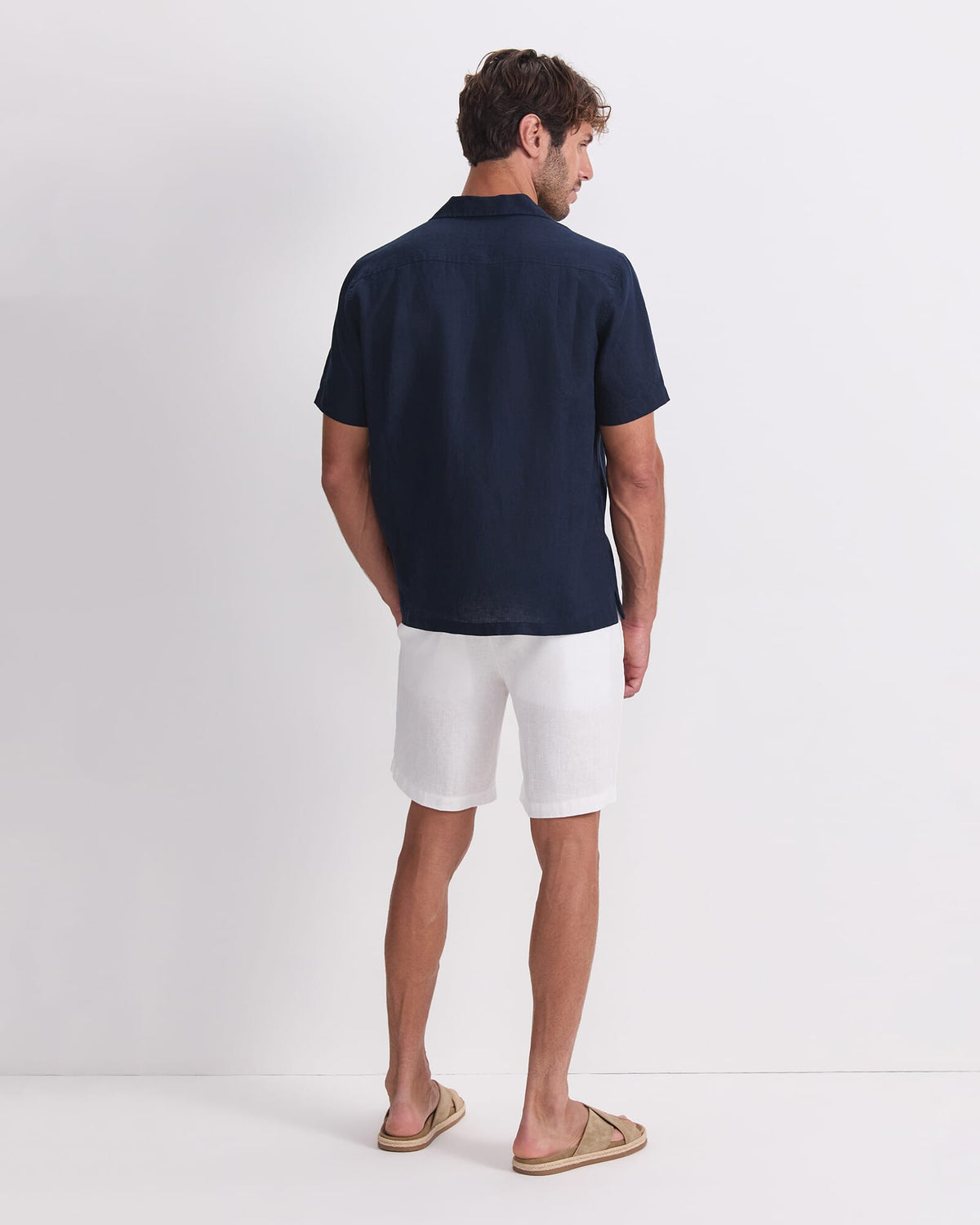 Club Short Sleeve Linen Shirt