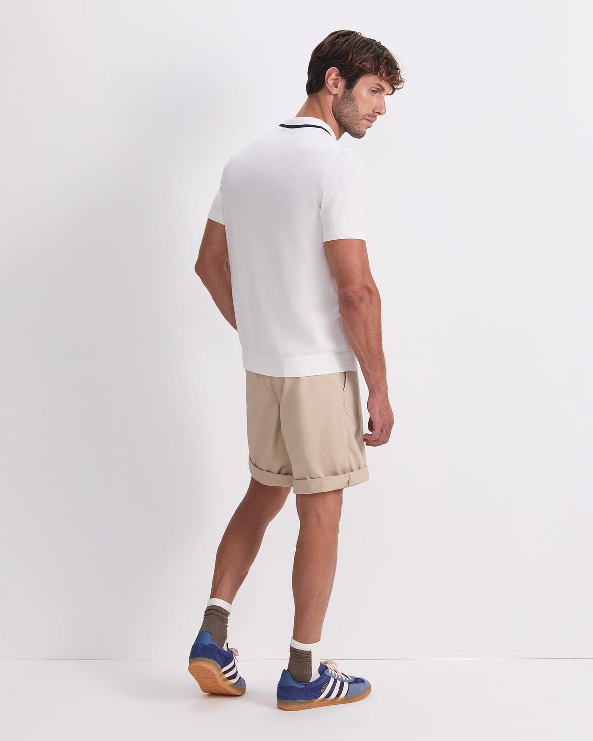 Brookes Quarter Zip Knit Polo