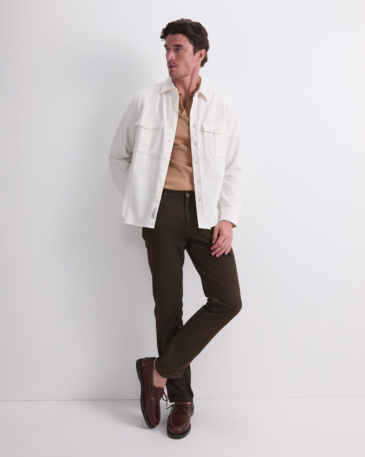 Long Sleeve Double Pocket Overshirt