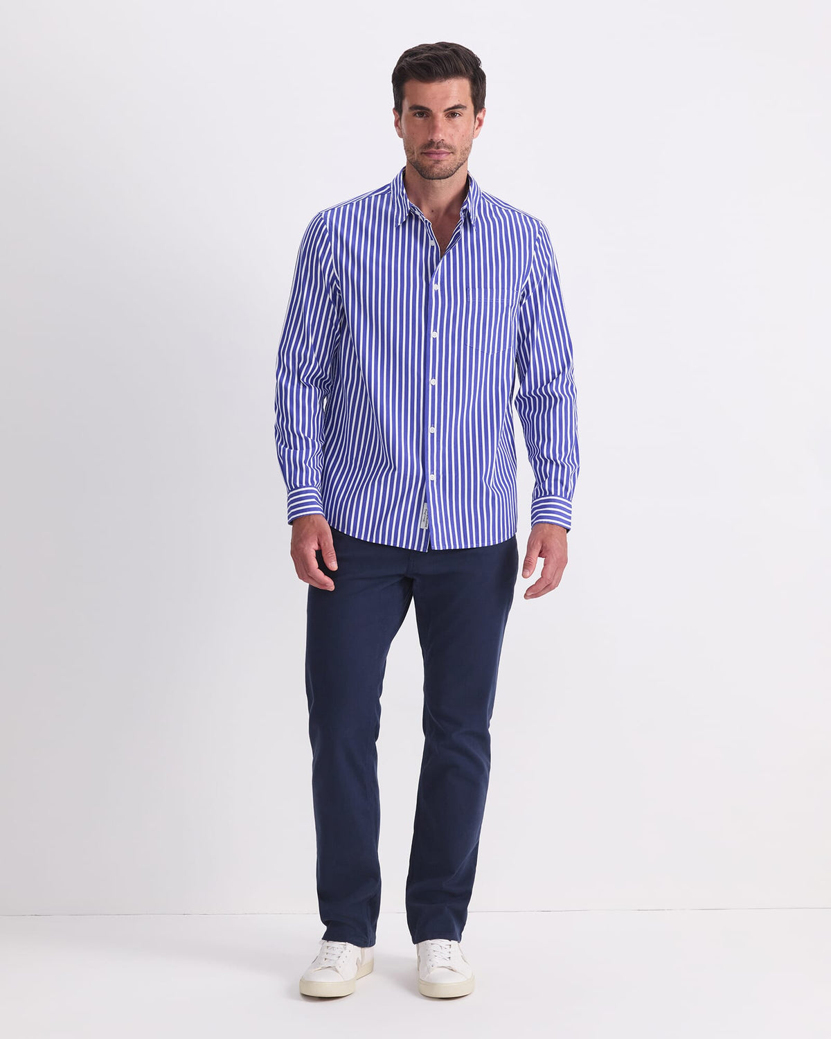 Ryan Stripe Long Sleeve Shirt