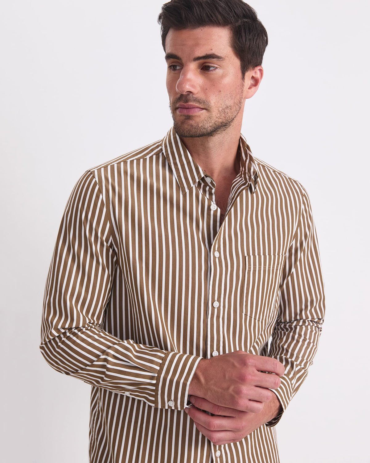 Ryan Stripe Long Sleeve Shirt