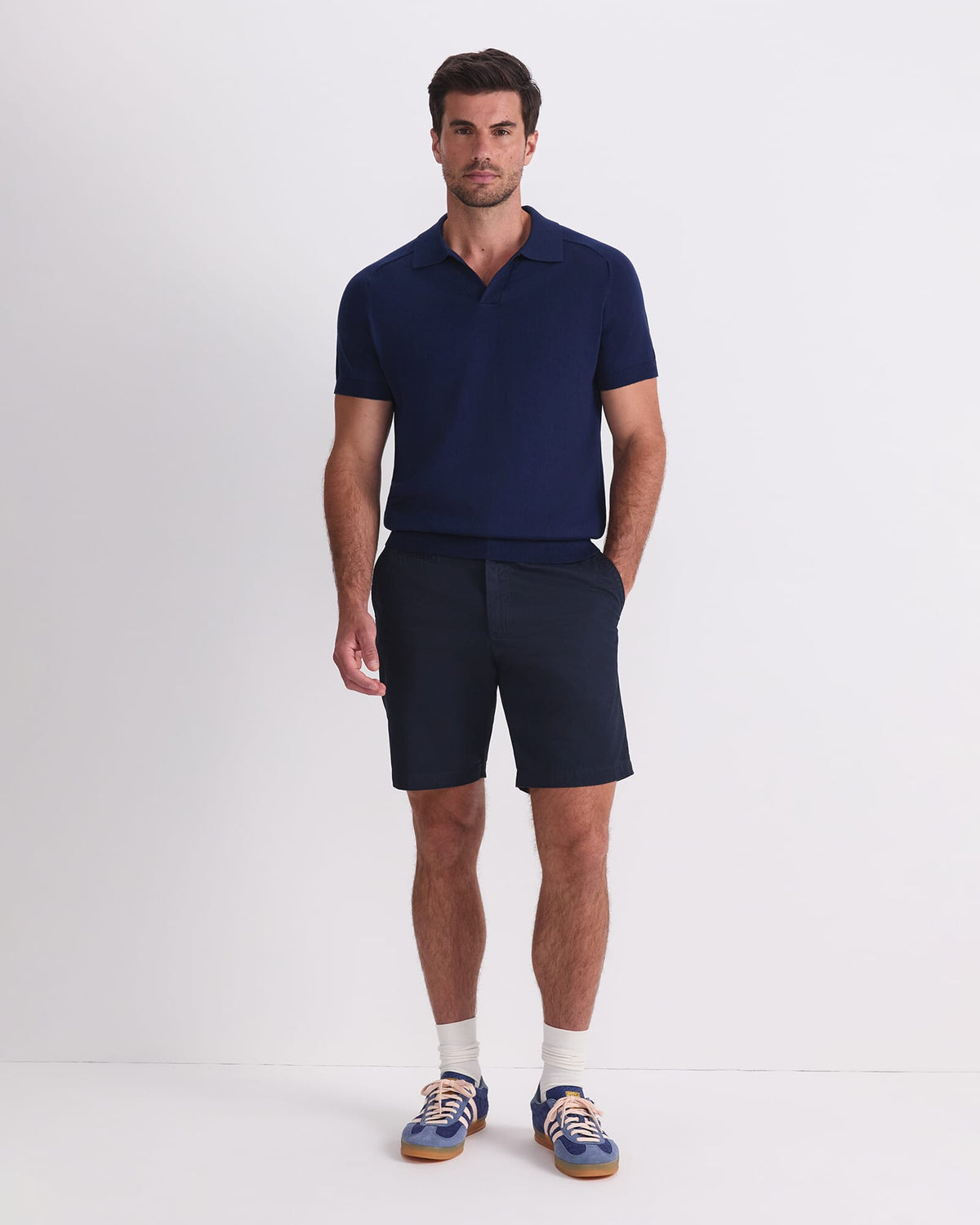 Brookes Short Sleeve Knit Polo