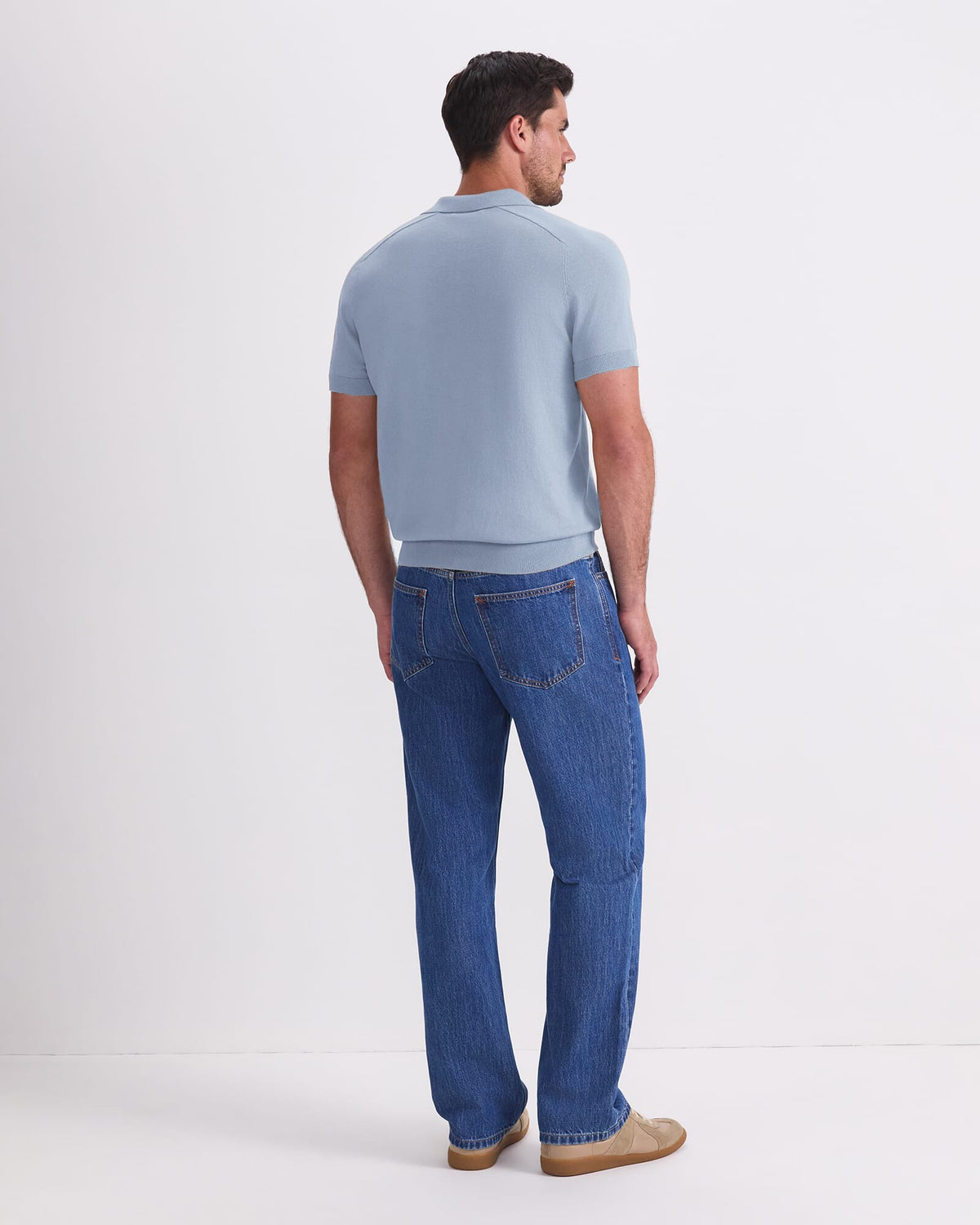 Brookes Short Sleeve Knit Polo