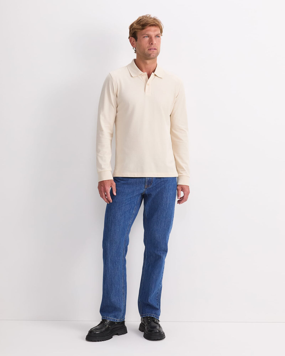 Long Sleeve SC Pique Polo