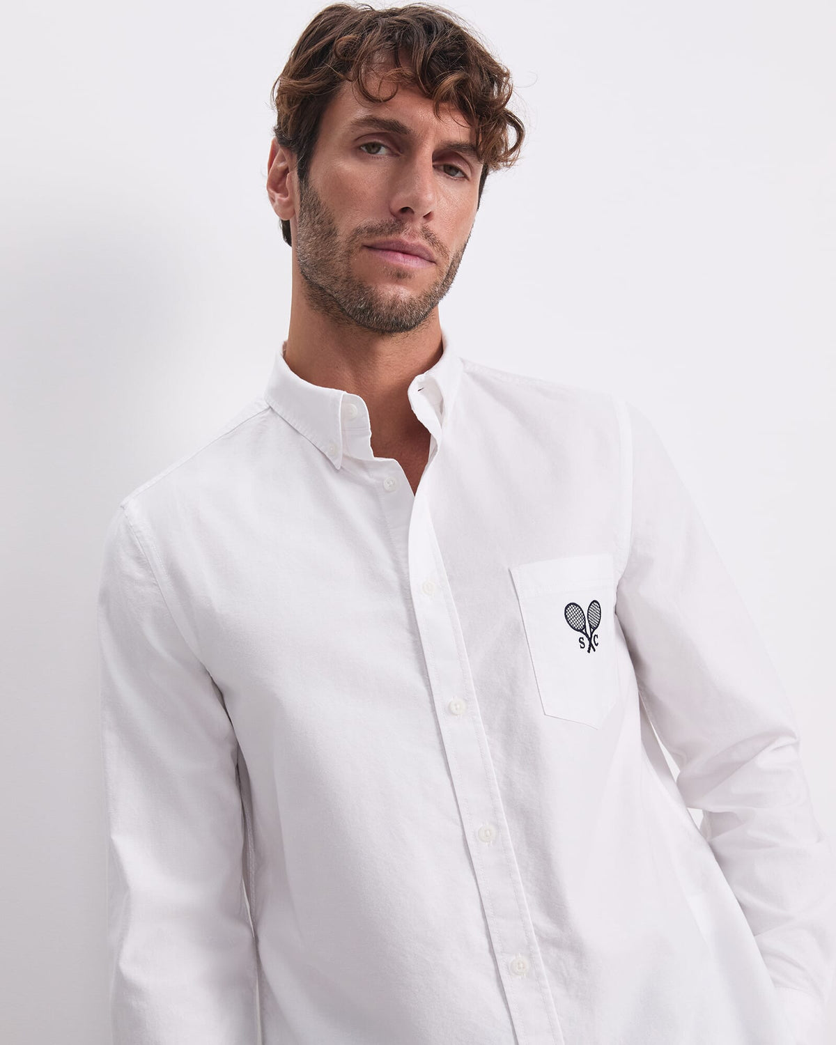 Club Long Sleeve Oxford Shirt