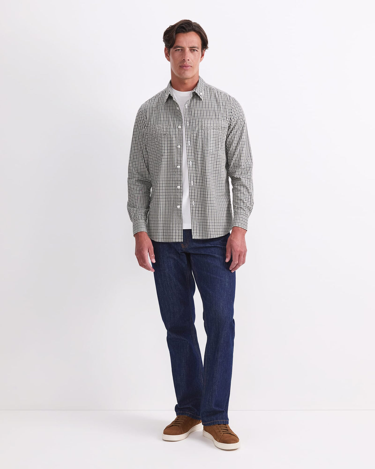 David Long Sleeve Check Shirt