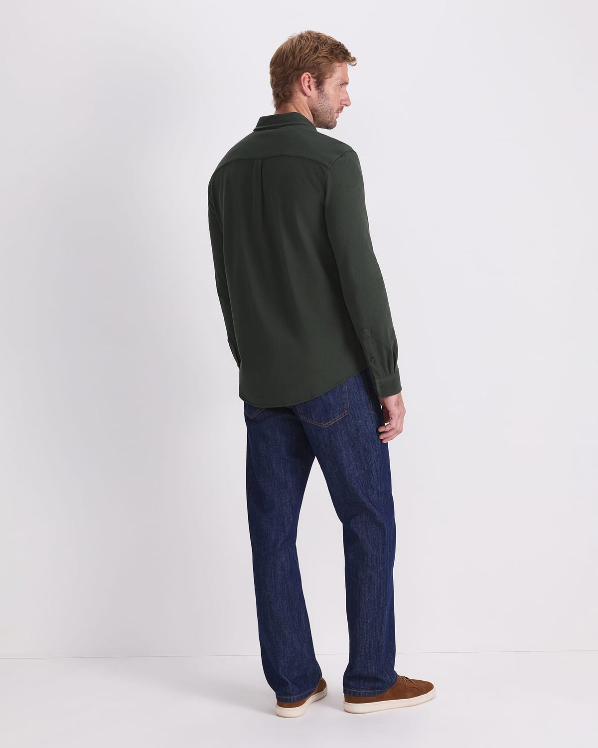 Long Sleeve Pique Shirt