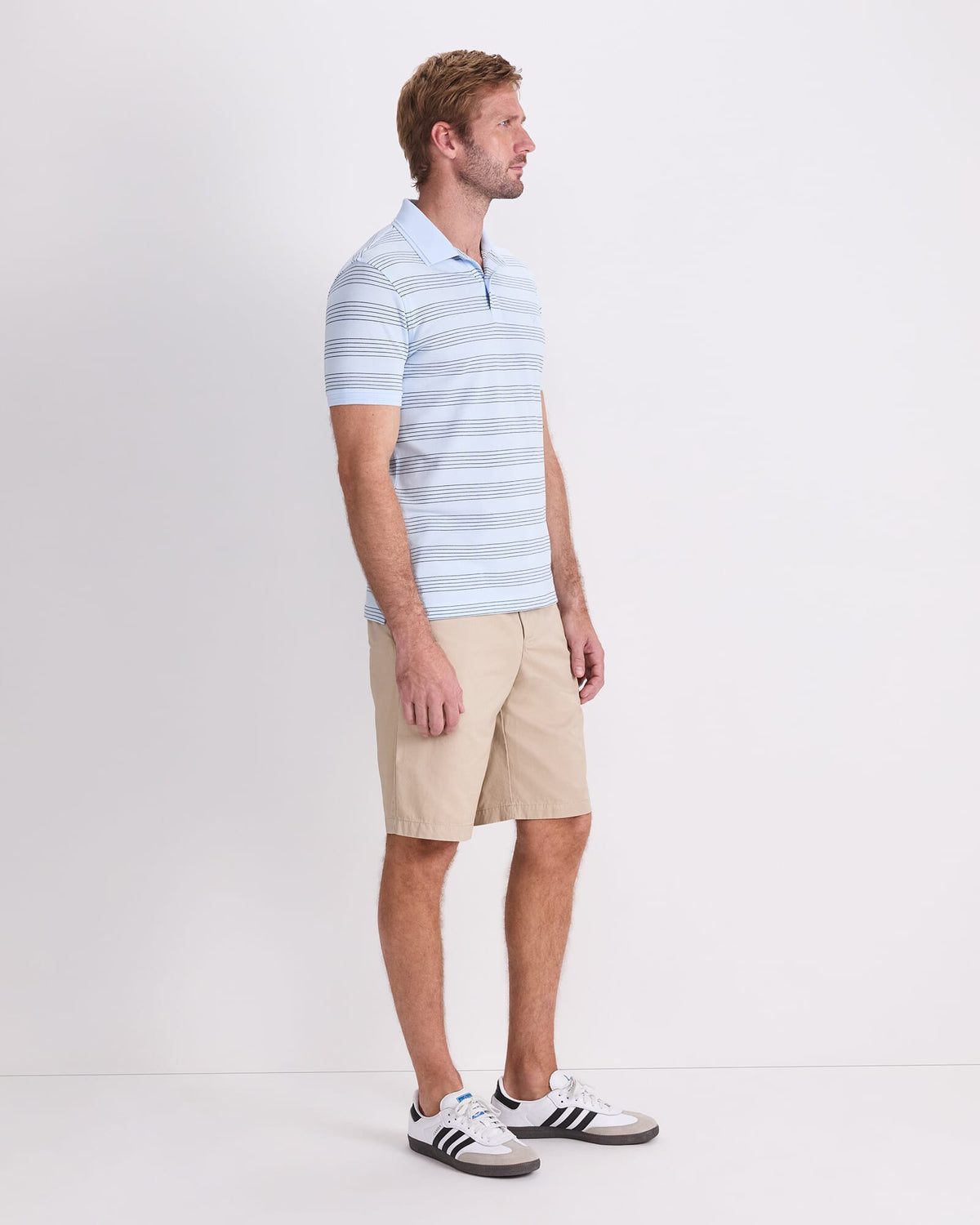 SC Stripe Pique Polo