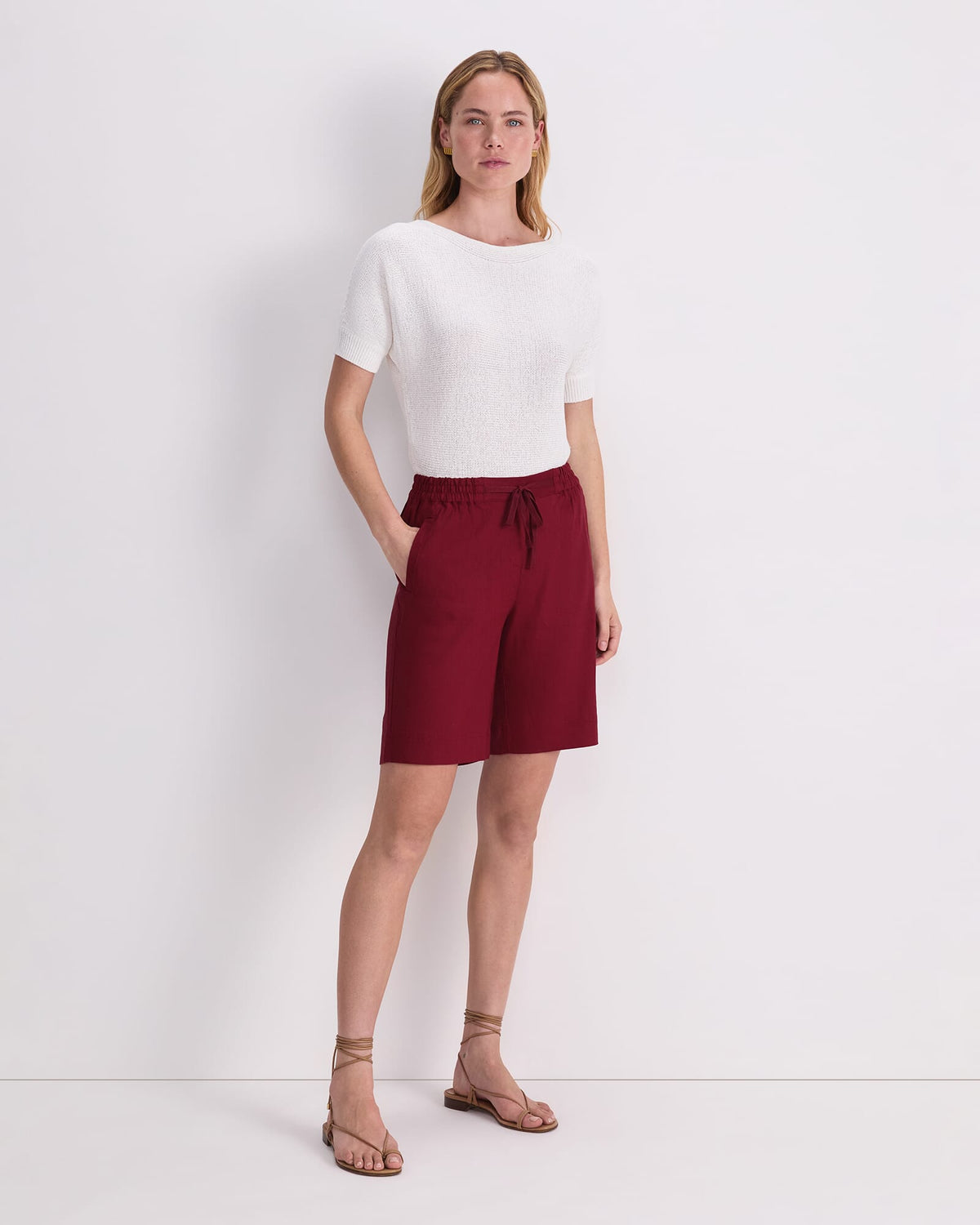Rosa Linen Short