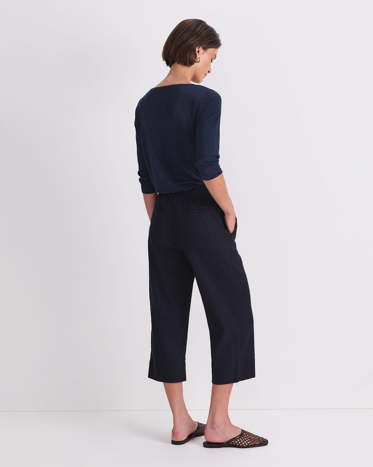 Rosa Crop Linen Pant