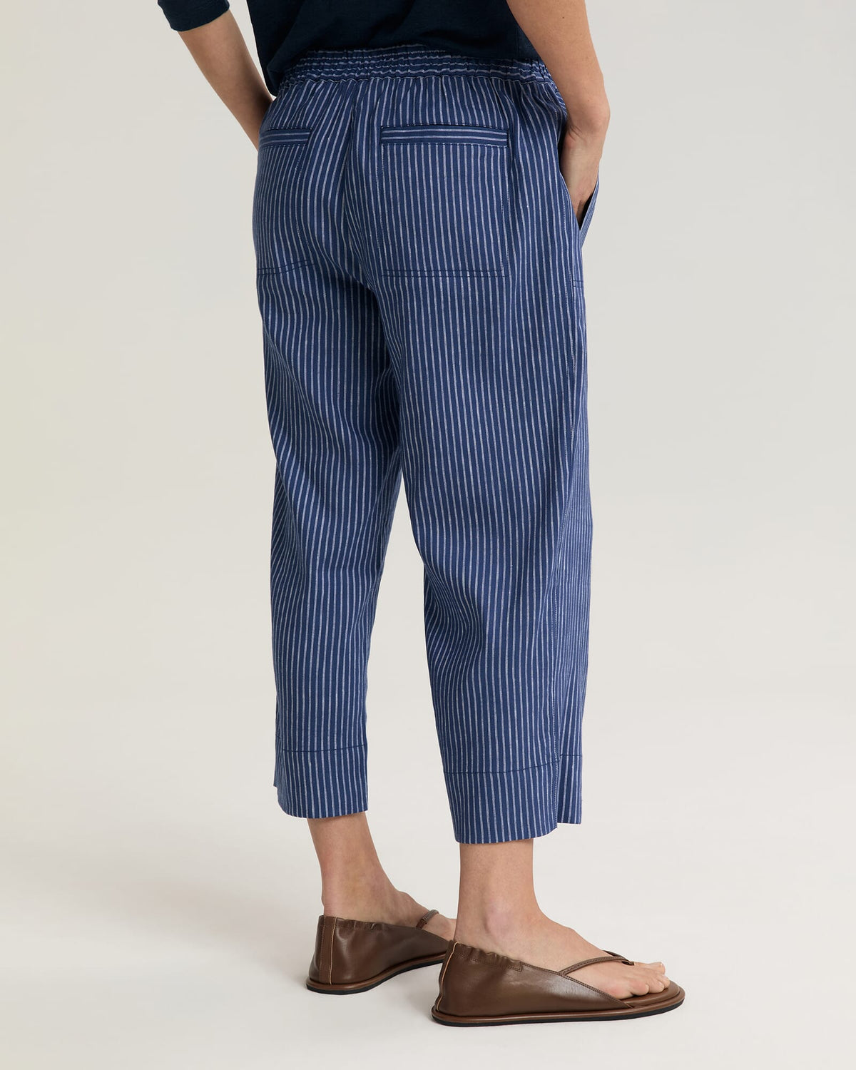 Rosa Crop Linen Pant