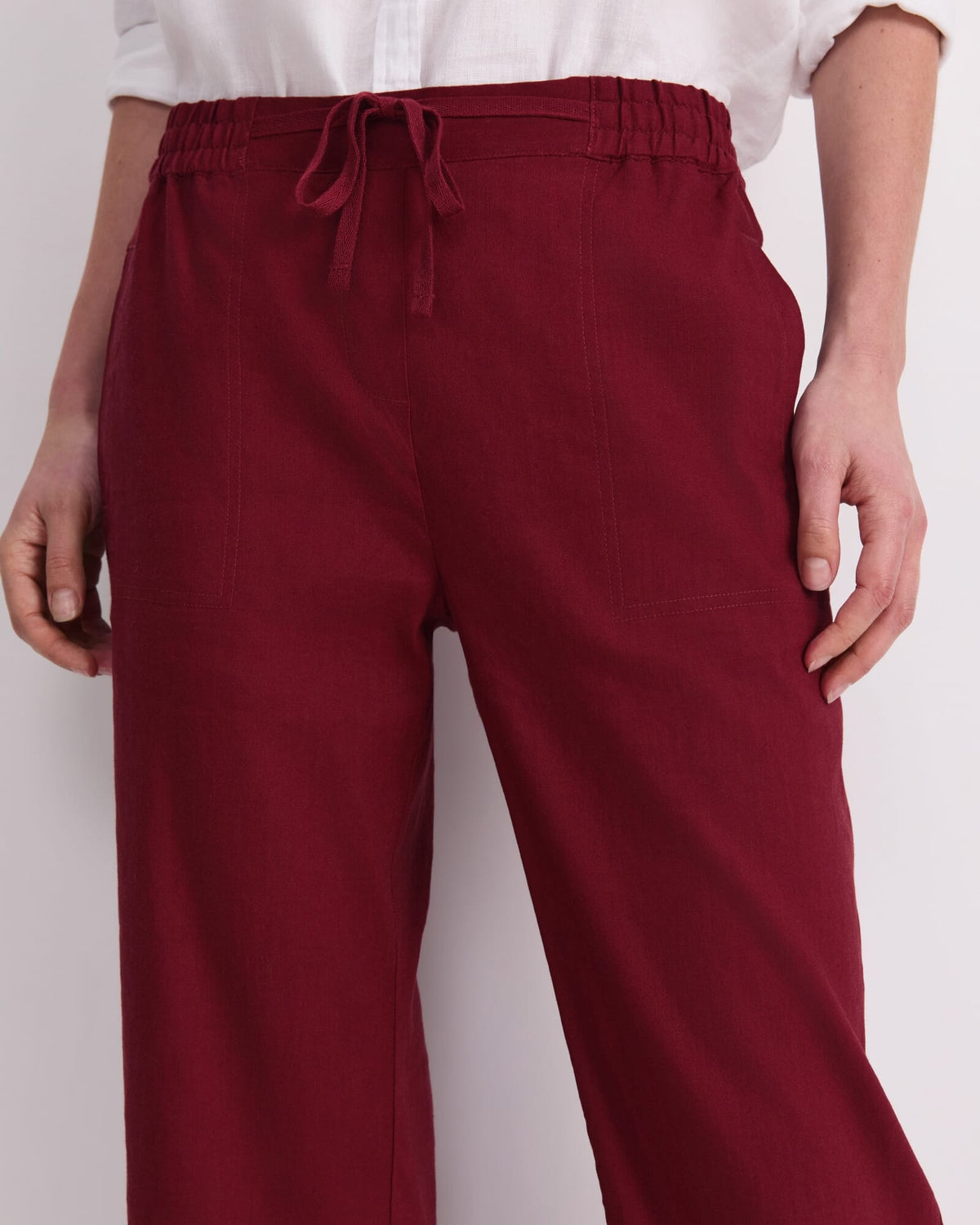 Rosa Crop Linen Pant
