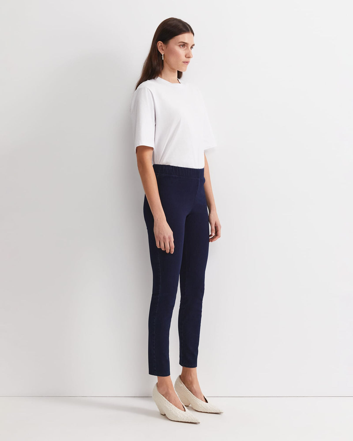 Felicity Denim Pull On Pant