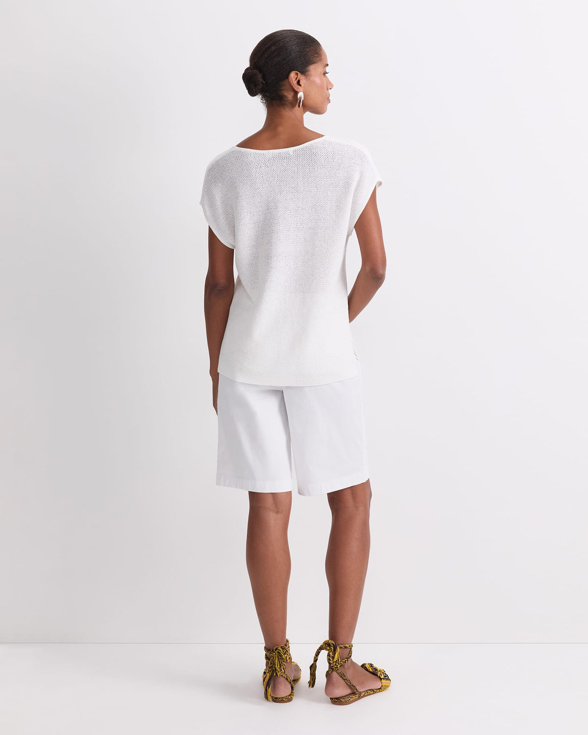 Luisa V-Neck Knit Top