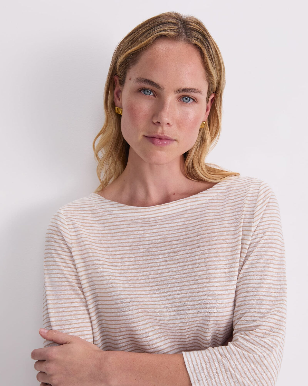Cecile Linen Top
