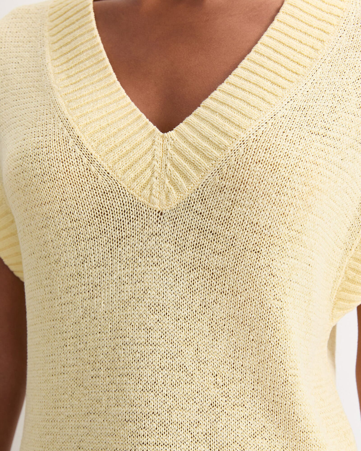 Josie Tape Yarn V-Neck Tank