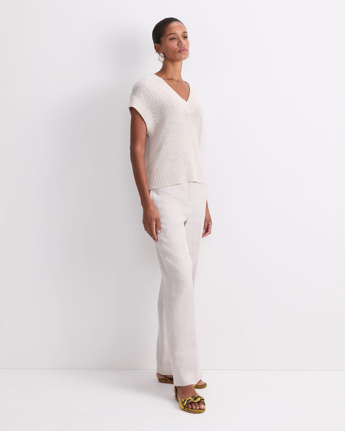 Josie Tape Yarn V-Neck Tank