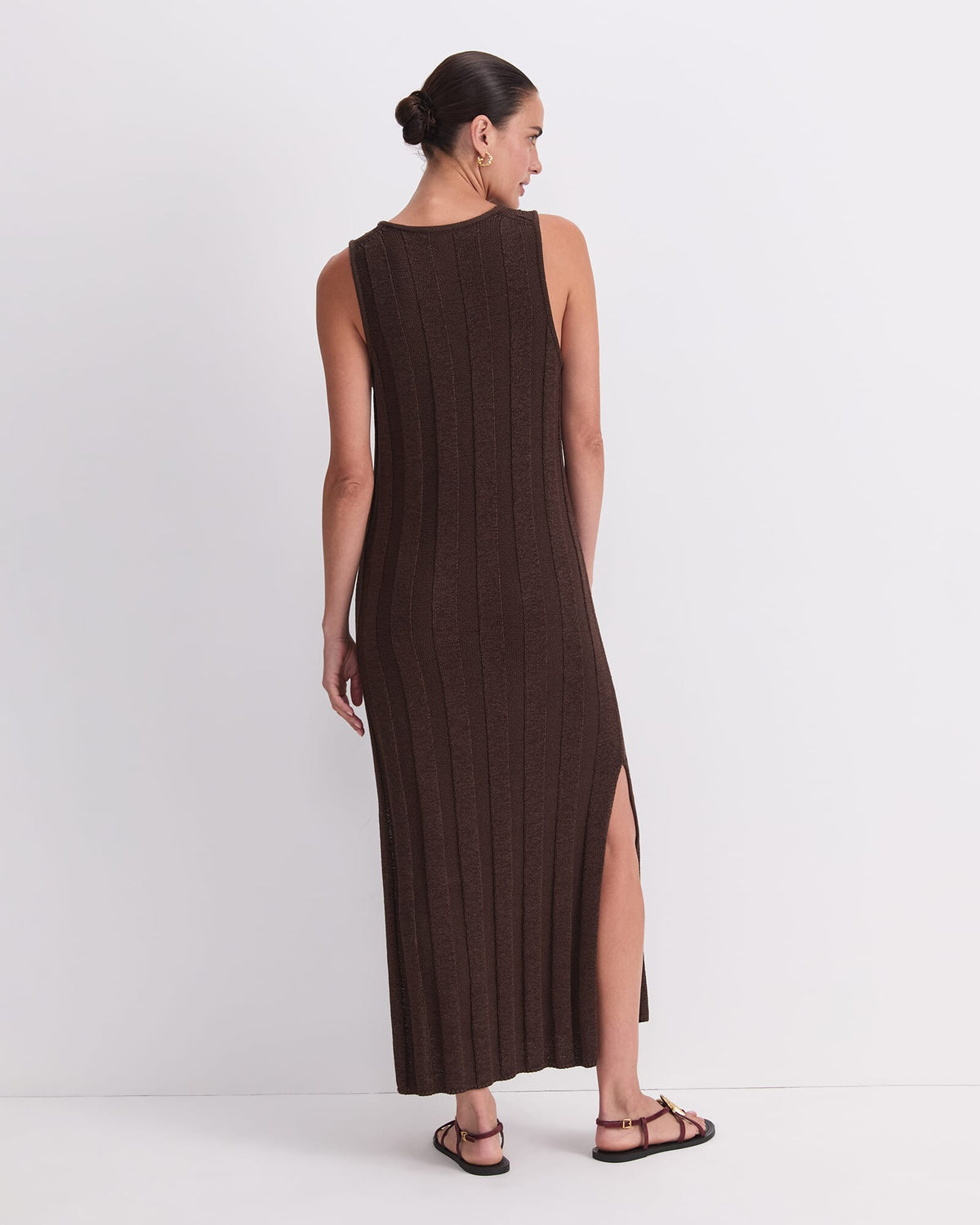 Josie Tape Yarn Knit Maxi Dress