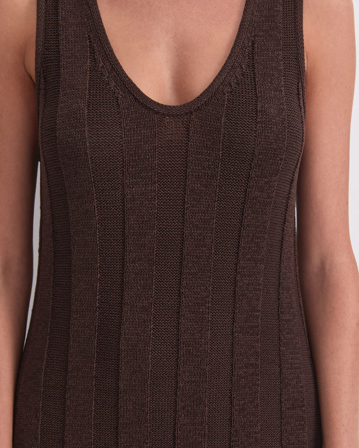 Josie Tape Yarn Knit Maxi Dress