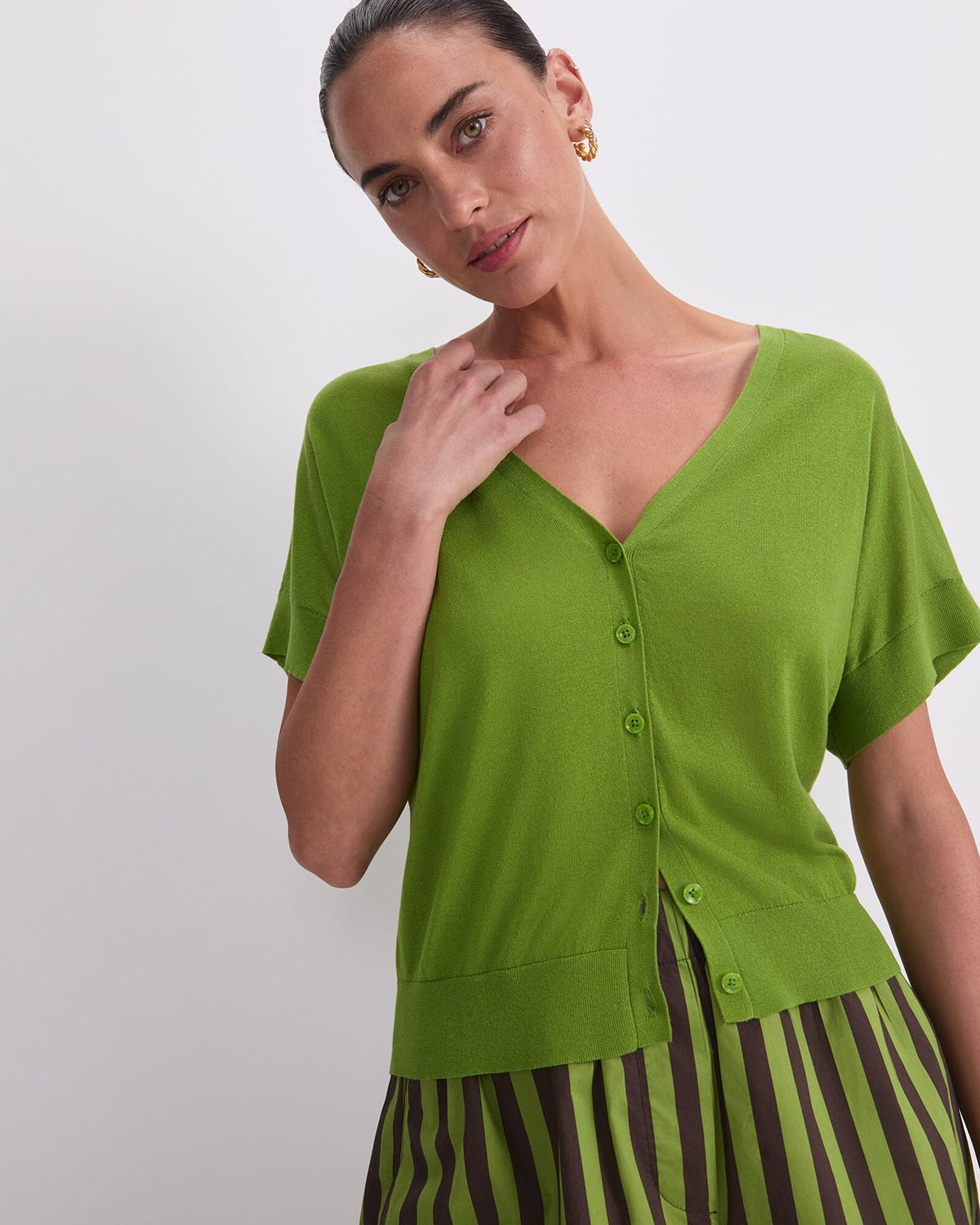 Silk Blend Reversible Knit