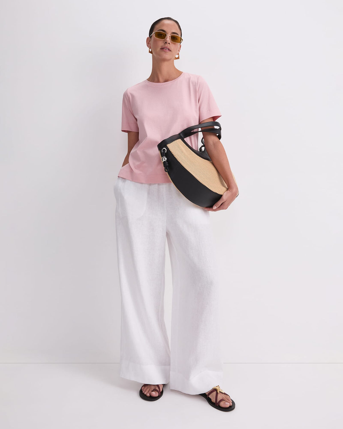 Mercerised Cotton Short Sleeve Tee