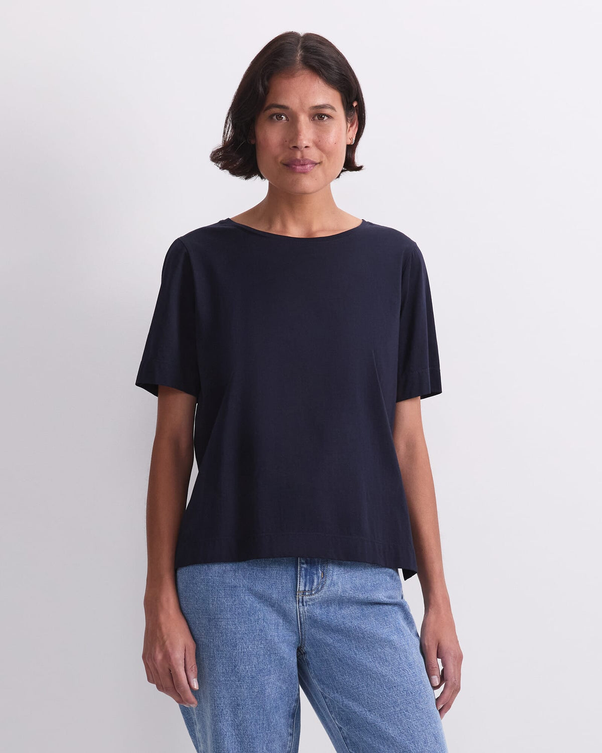Mercerised Cotton Short Sleeve Tee