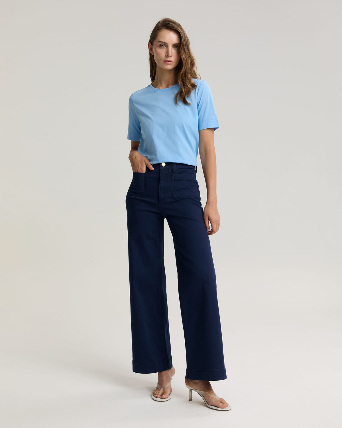 Mercerised Cotton Short Sleeve Tee