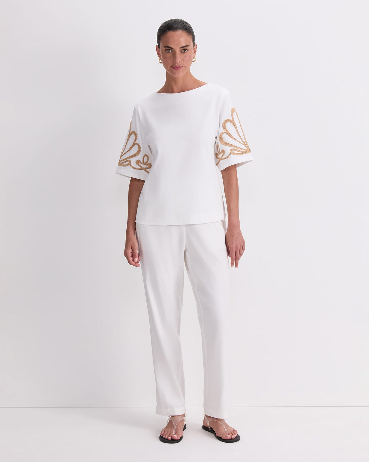 Eliza Embroidery Top