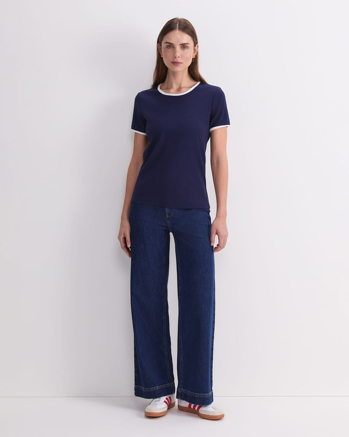 Staple Cotton Blend Tee