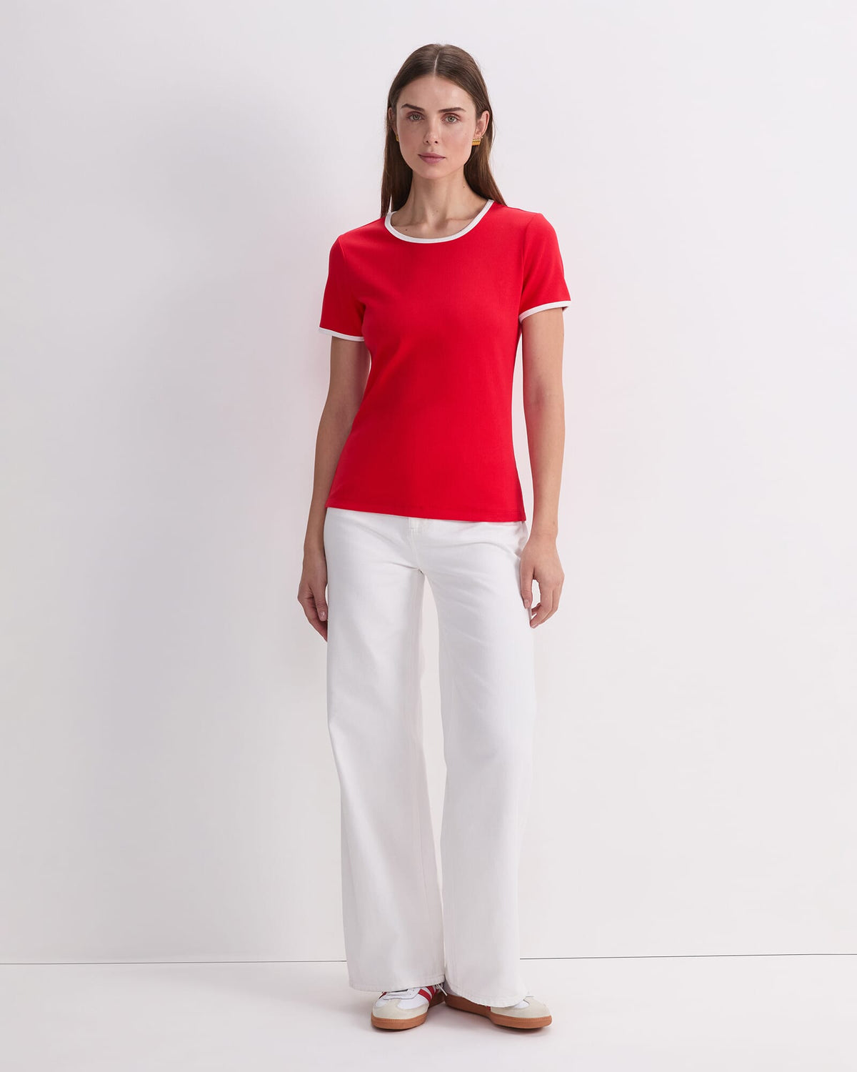 Staple Cotton Blend Tee