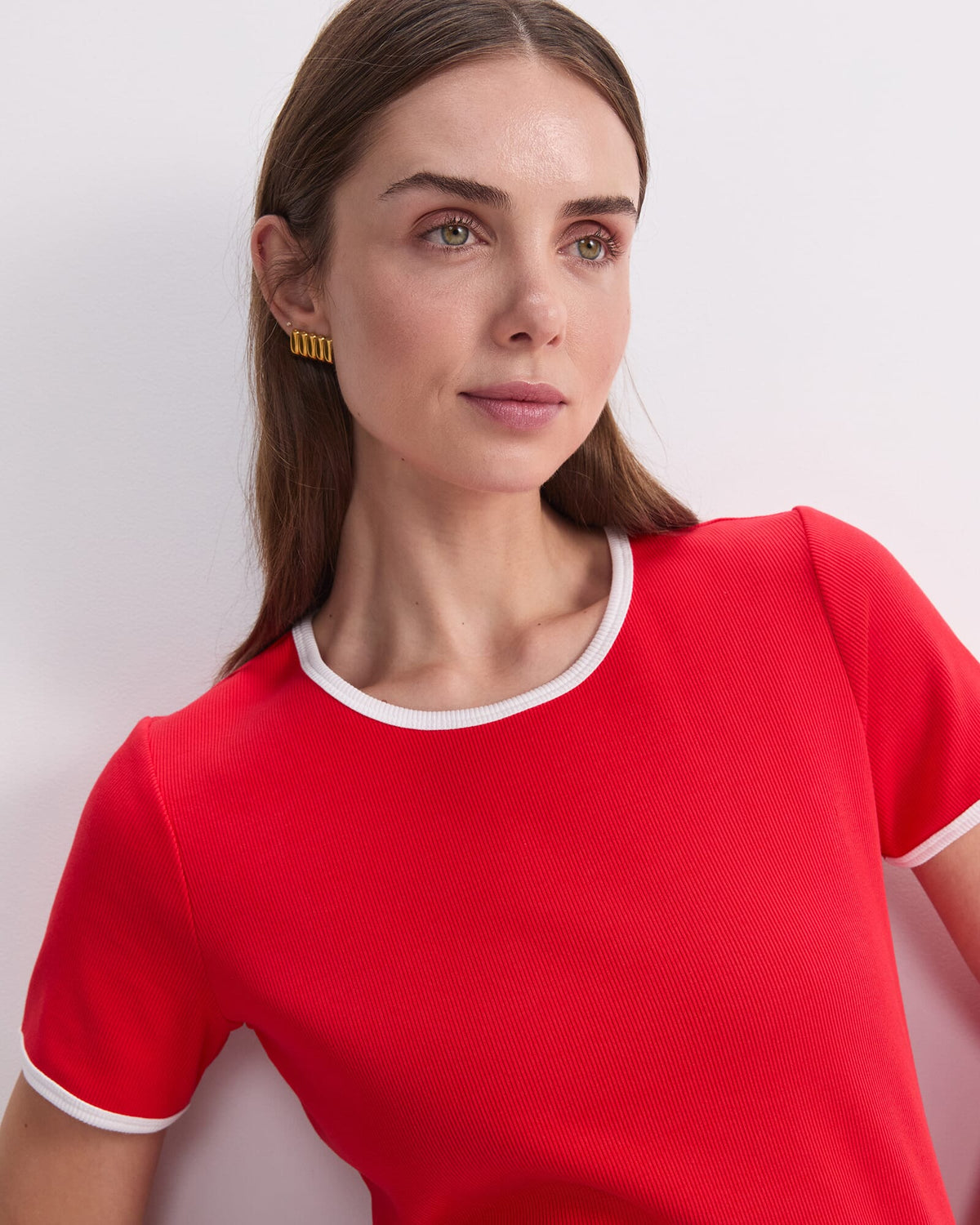 Staple Cotton Blend Tee