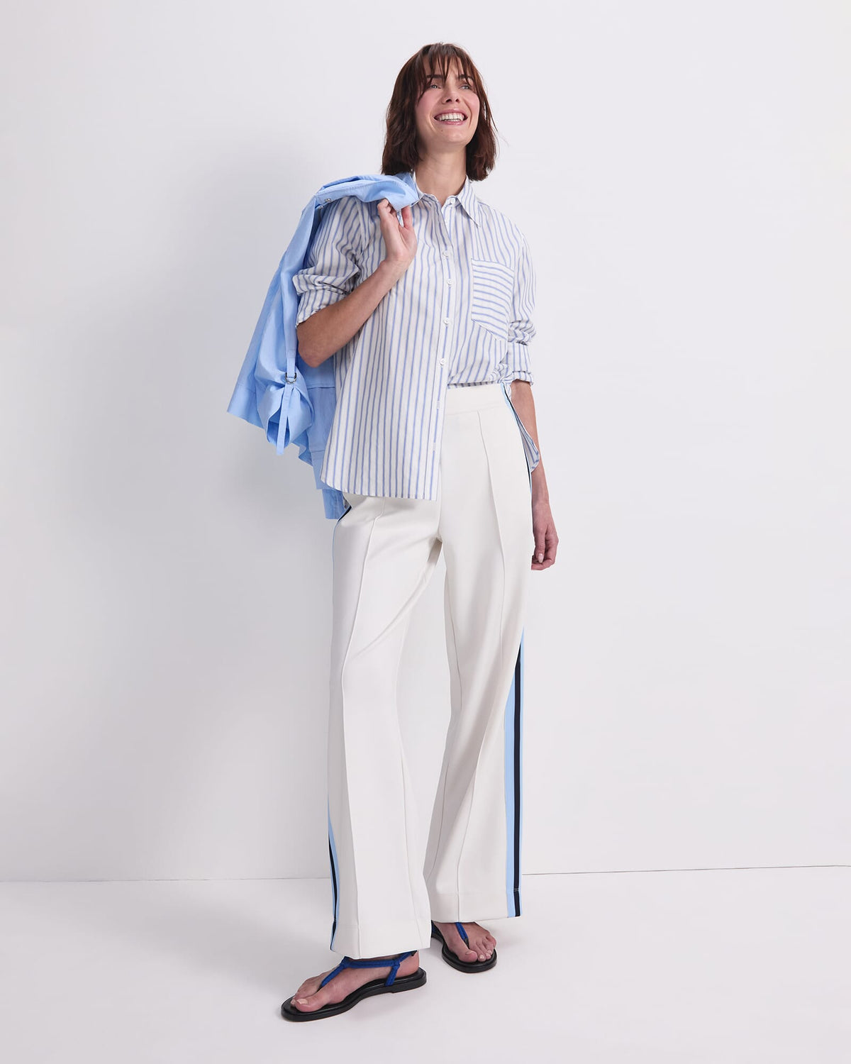 Logo Stripe Pocket Shirt
