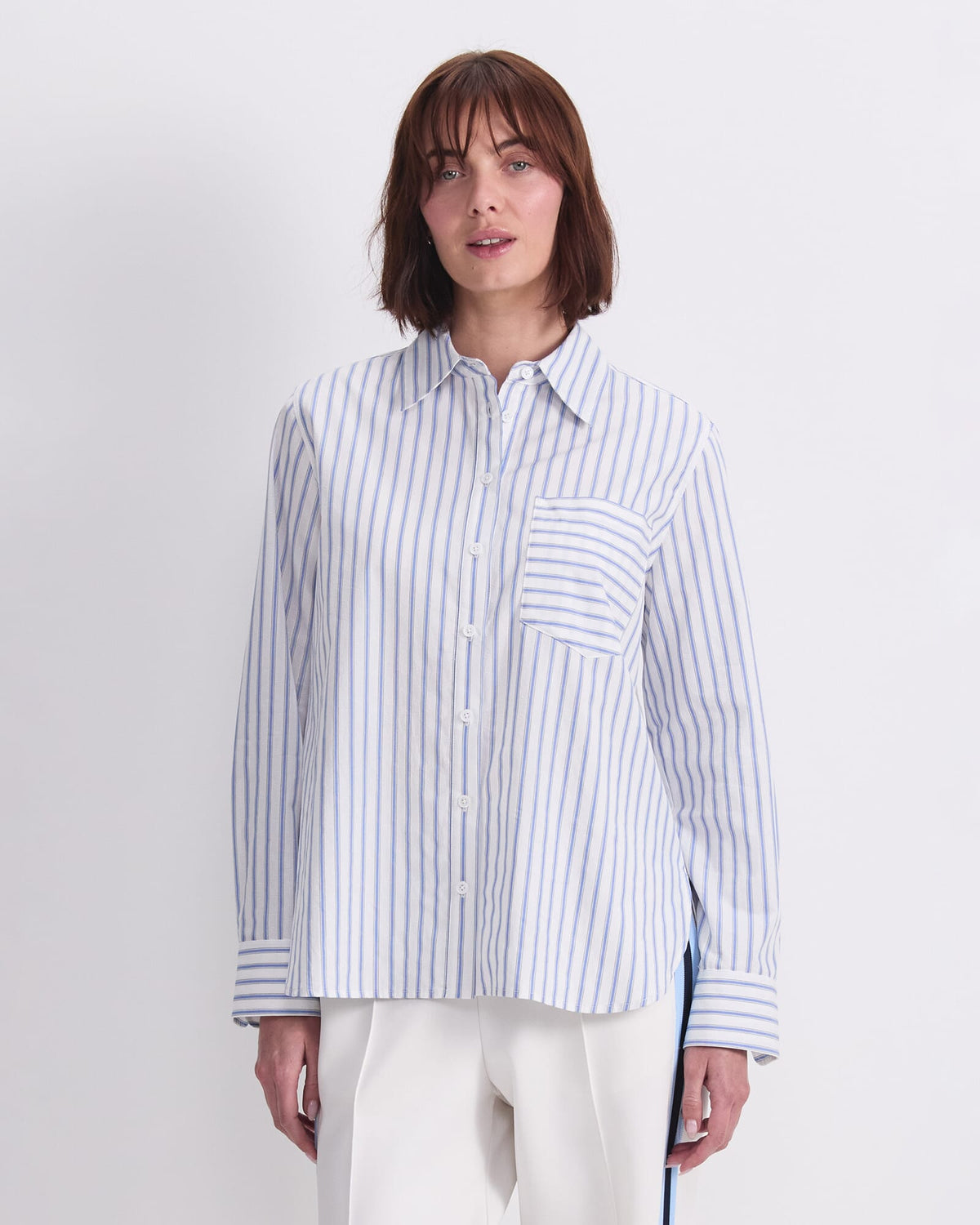 Logo Stripe Pocket Shirt