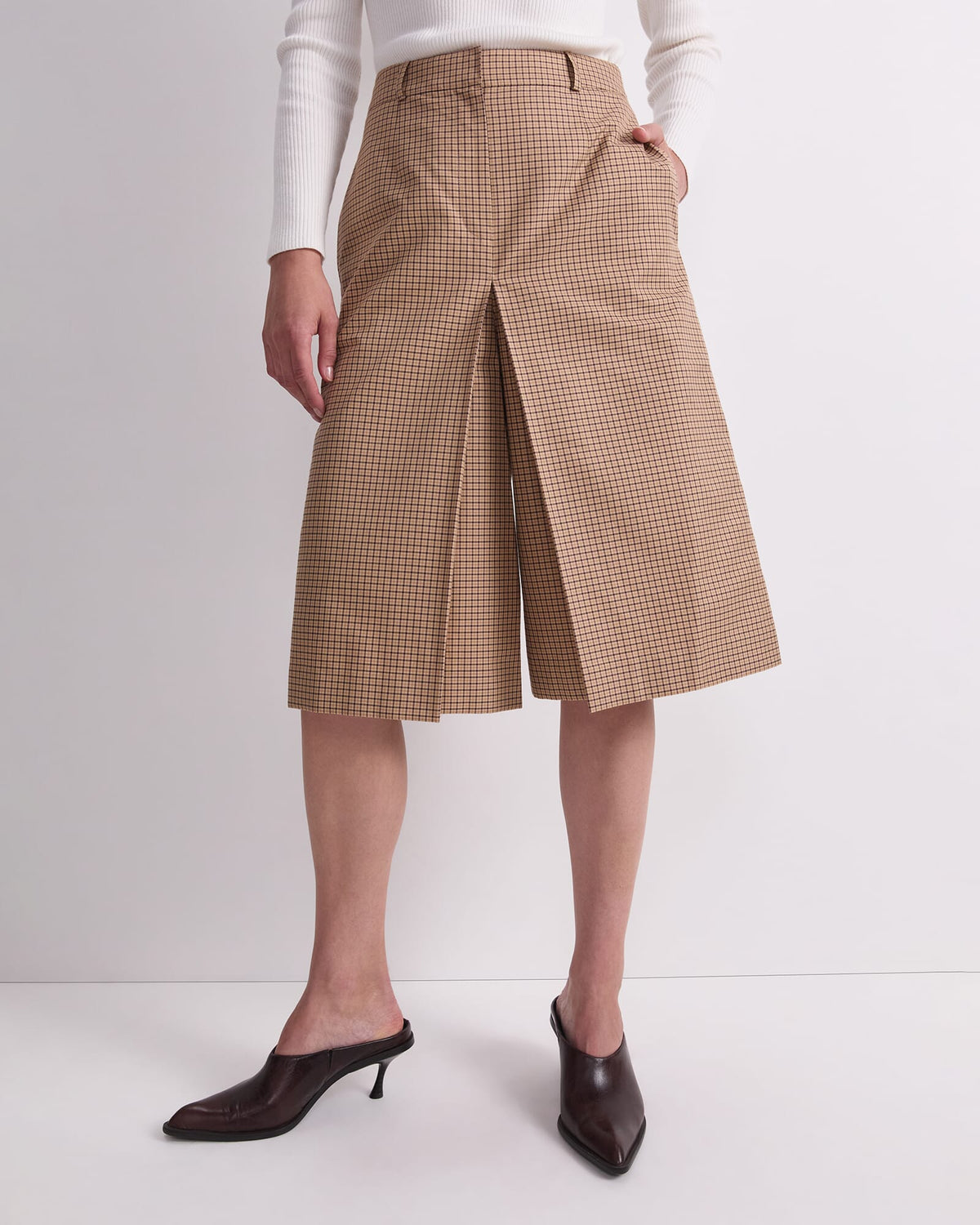 Audrey Check Culotte