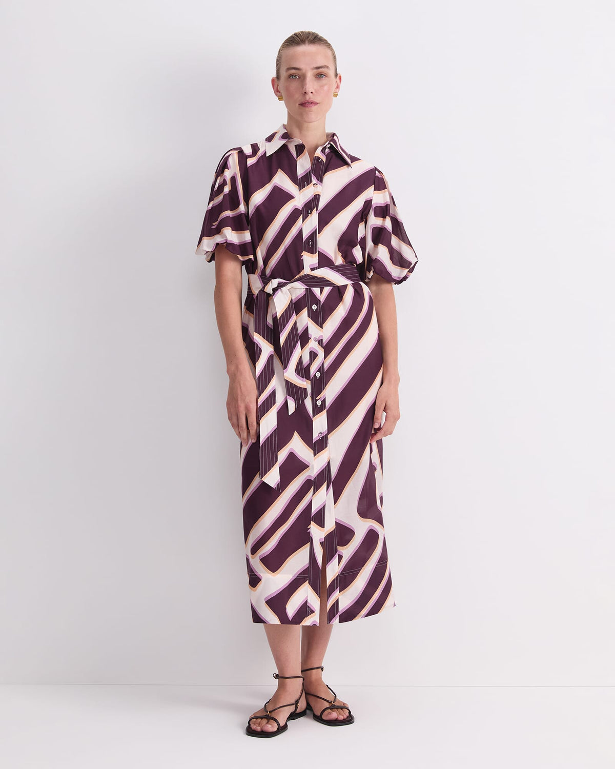 Penny Print Midi Dress