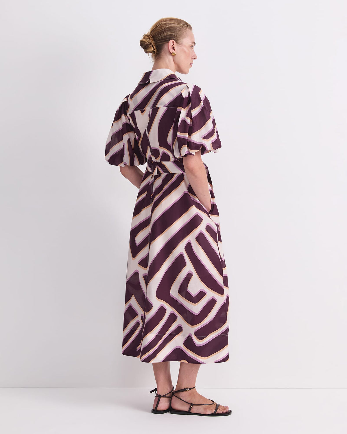 Penny Print Midi Dress