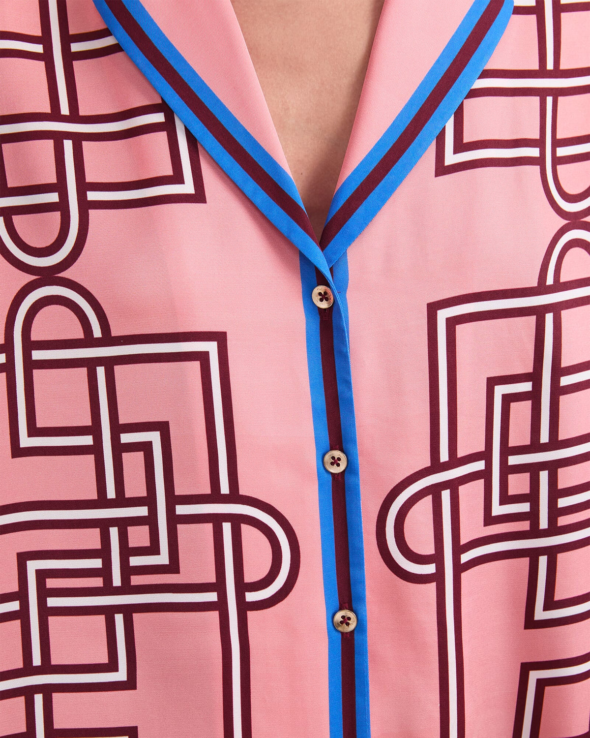 Rhodes Print Blouse