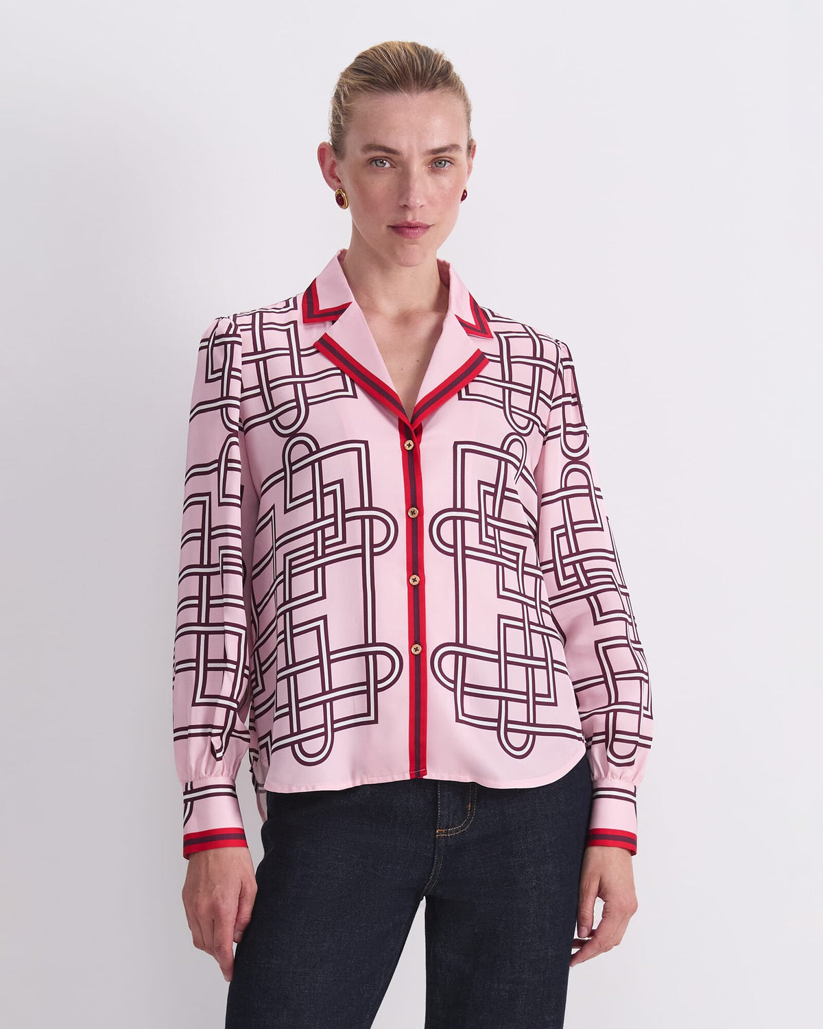 Rhodes Print Blouse